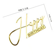 Happy birthday naamplaatje