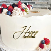 Happy birthday naamplaatje